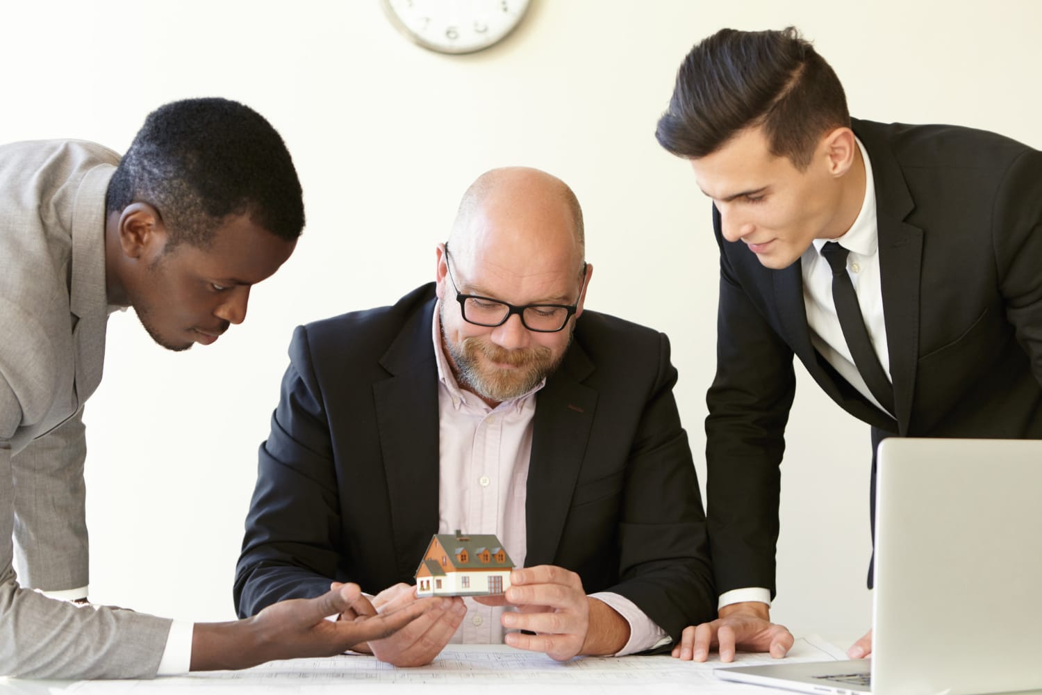 Employees Discussing